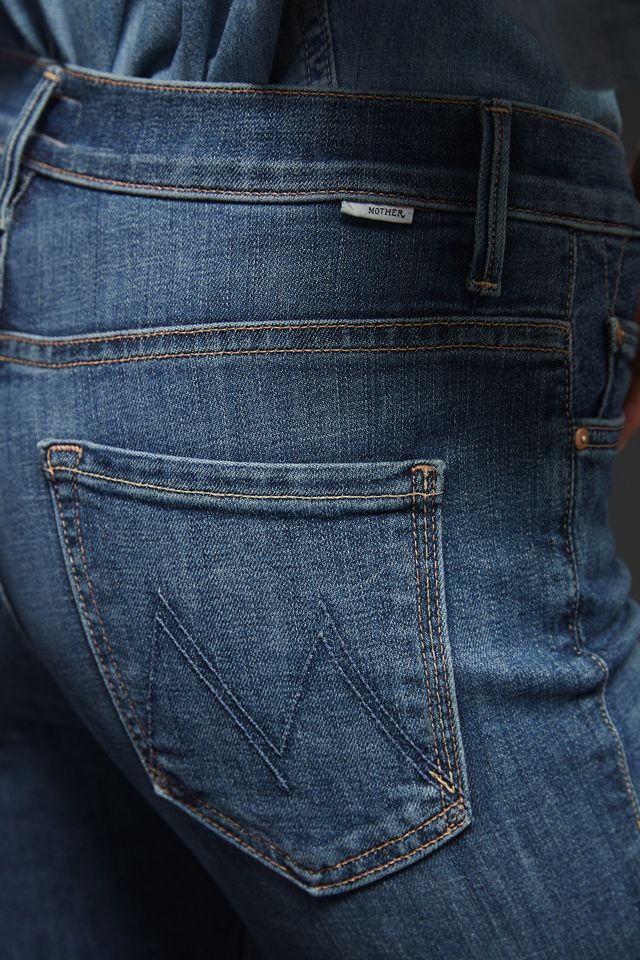 MOTHER The Insider High-Rise Cropped Bootcut Jeans #3