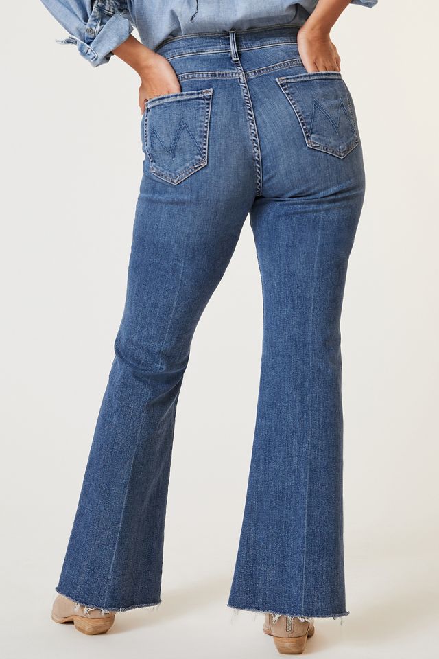 MOTHER The Weekender Mid-Rise Flare Jeans