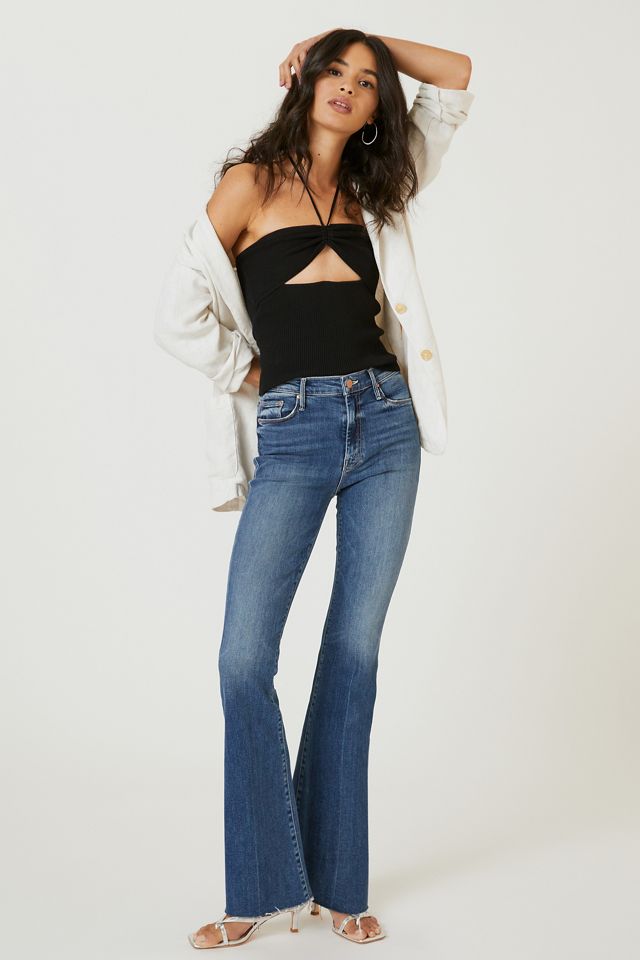 MOTHER The Weekender Mid-Rise Flare Jeans