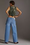 MOTHER SNACKS! Fun Dip High-Rise Utility Puddle Jeans