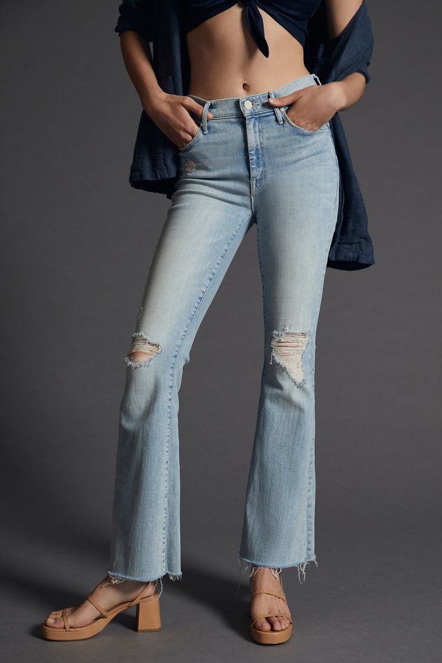 MOTHER The Weekender Mid-Rise Fray Jeans #1