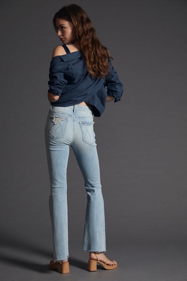 MOTHER The Weekender Mid-Rise Fray Jeans #3