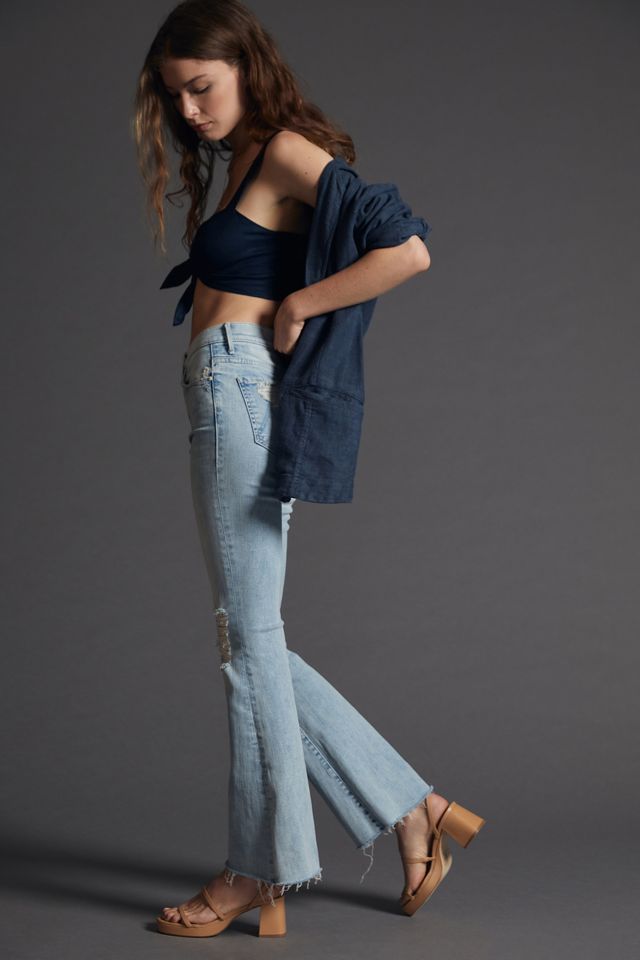 MOTHER The Weekender Mid-Rise Fray Jeans #4