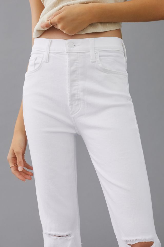 MOTHER The Tripper High-Rise Ankle Fray Jeans #3