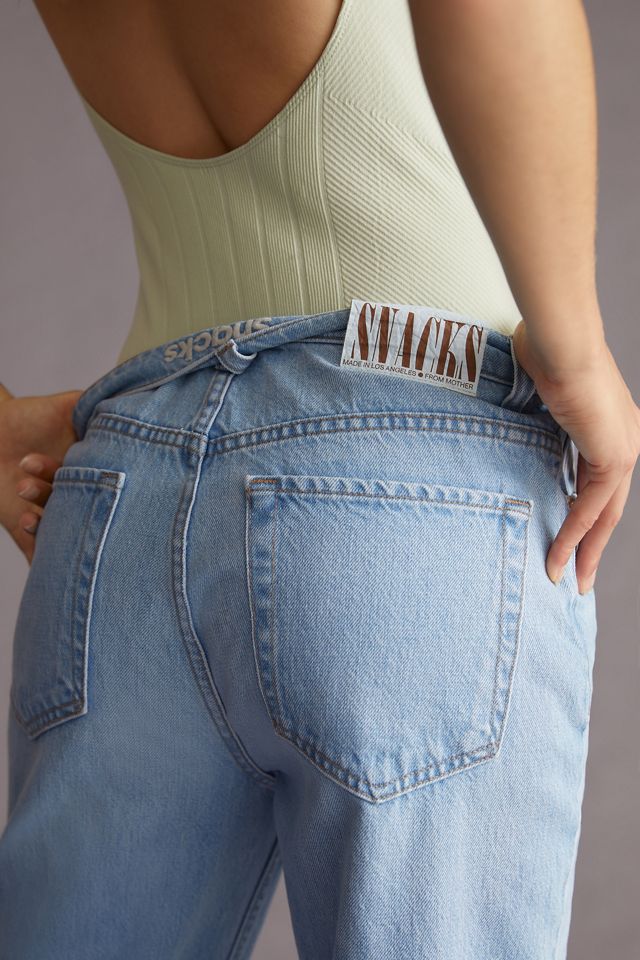 MOTHER SNACKS! Double Stack Ankle Jeans | Anthropologie