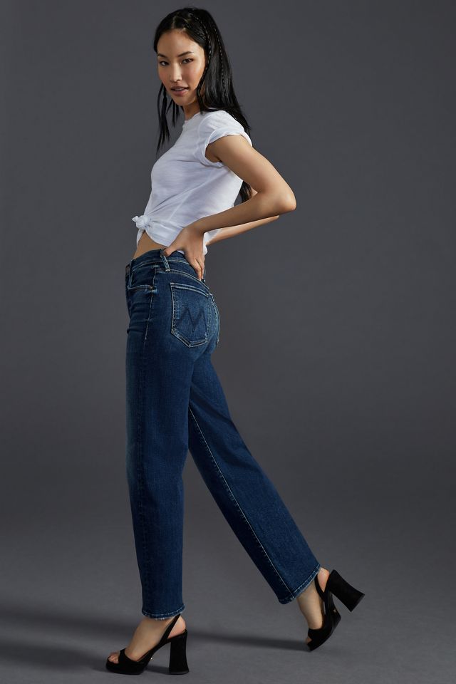 MOTHER The Rambler High-Rise Ankle Straight Jeans