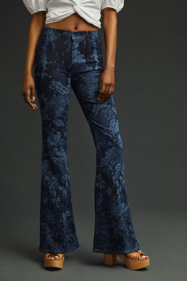 Mother The Doozy Sneak High Rise Flare Jeans Anthropologie