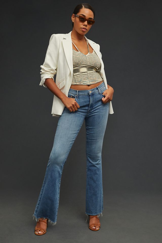 MOTHER The Weekender Mid-Rise Flare Jeans #5