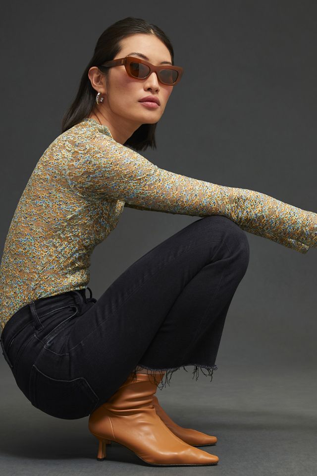 MOTHER The Hustler Ankle Fray Jeans #4