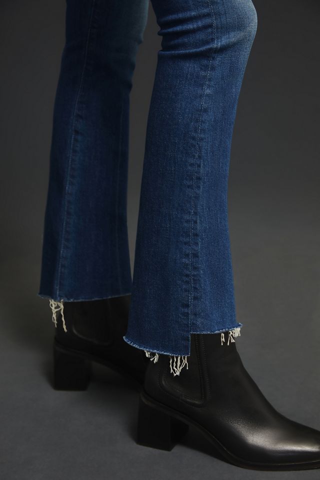 MOTHER The Insider High-Rise Crop Bootcut Jeans #3