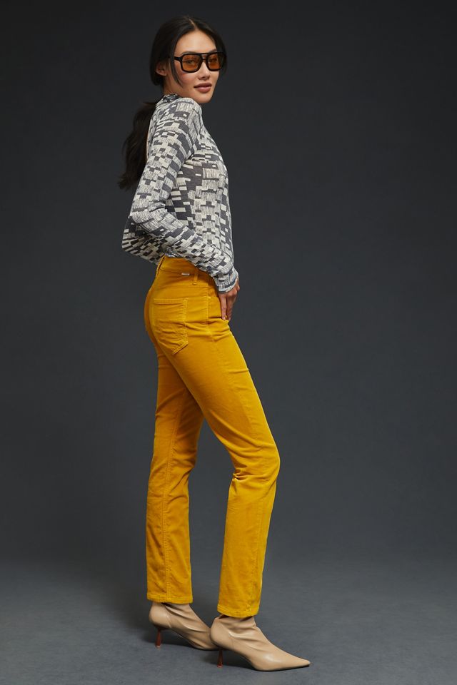 MOTHER The Dazzler Mid-Rise Straight Corduroy Jeans #2