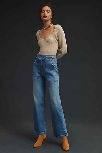 High Waisted & High Rise Jeans for Women | Anthropologie
