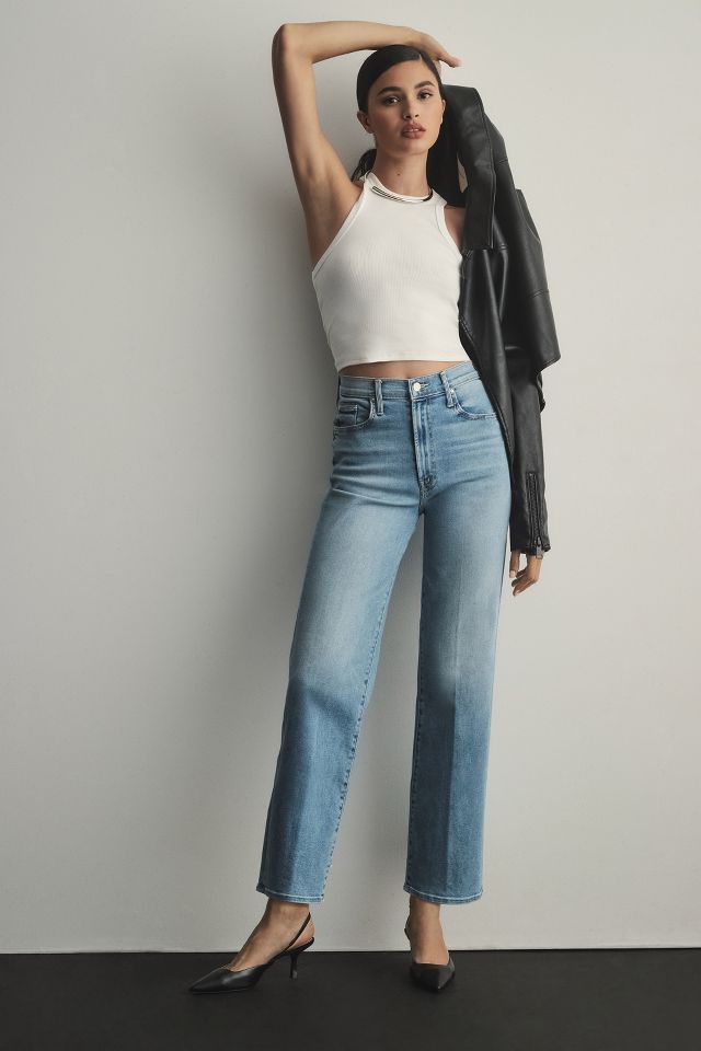 MOTHER Rambler Zip Ankle Jeans | Anthropologie