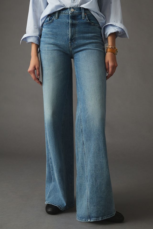 MOTHER The Enchanter Heel Wide-Leg Jeans #1