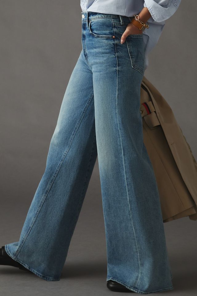 MOTHER The Enchanter Heel Wide-Leg Jeans #3
