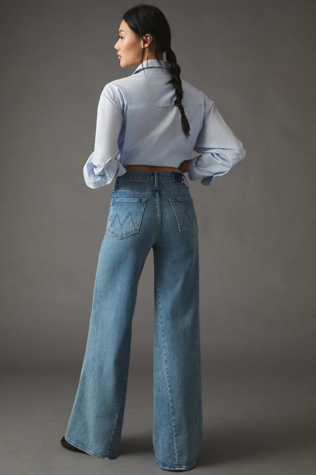 MOTHER The Enchanter Heel Wide-Leg Jeans #4