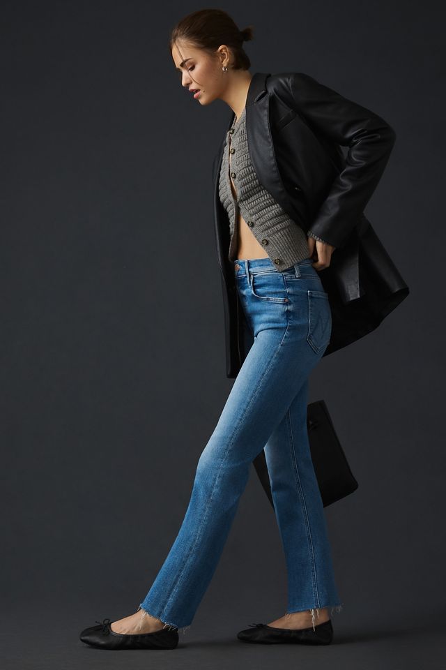 MOTHER The Tripper High-Rise Ankle Fray Jeans #2