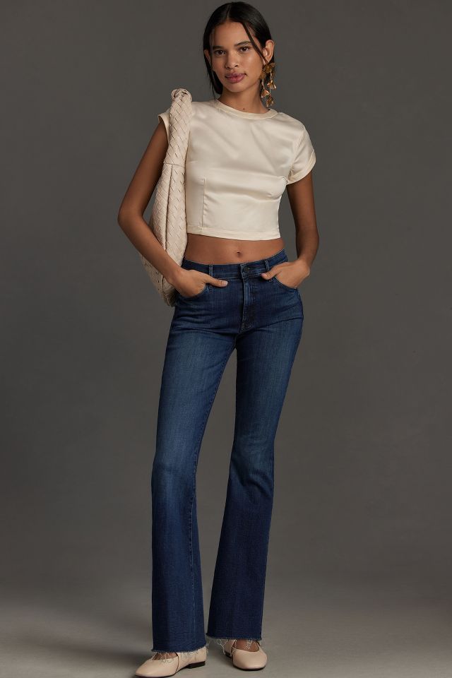 MOTHER The Weekender Mid-Rise Flare Jeans | Anthropologie