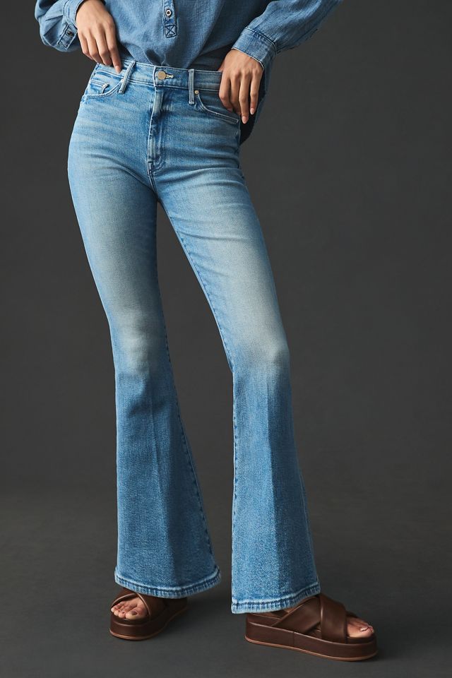MOTHER The Weekender Skimp Mid-Rise Flare Jeans | Anthropologie