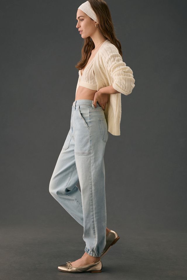 MOTHER The Wrapper Patch Springy Ankle High-Rise Jeans #3