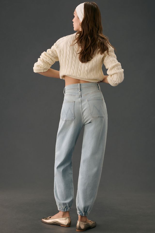 MOTHER The Wrapper Patch Springy Ankle High-Rise Jeans #5