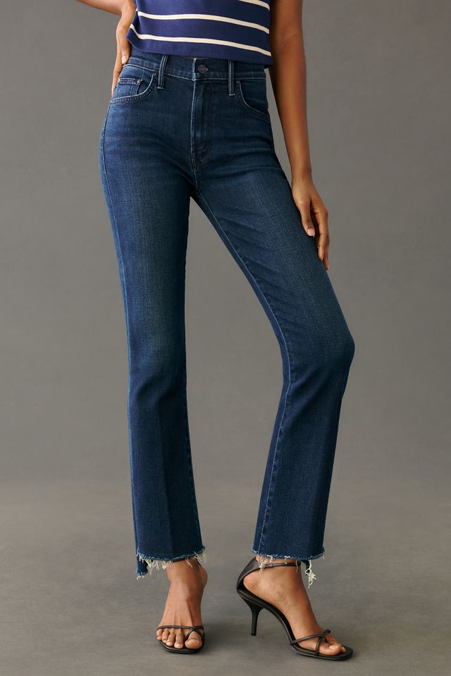 MOTHER The Insider Crop Step Fray Jeans #1