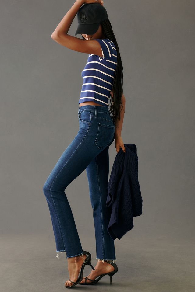 MOTHER The Insider Crop Step Fray Jeans #2