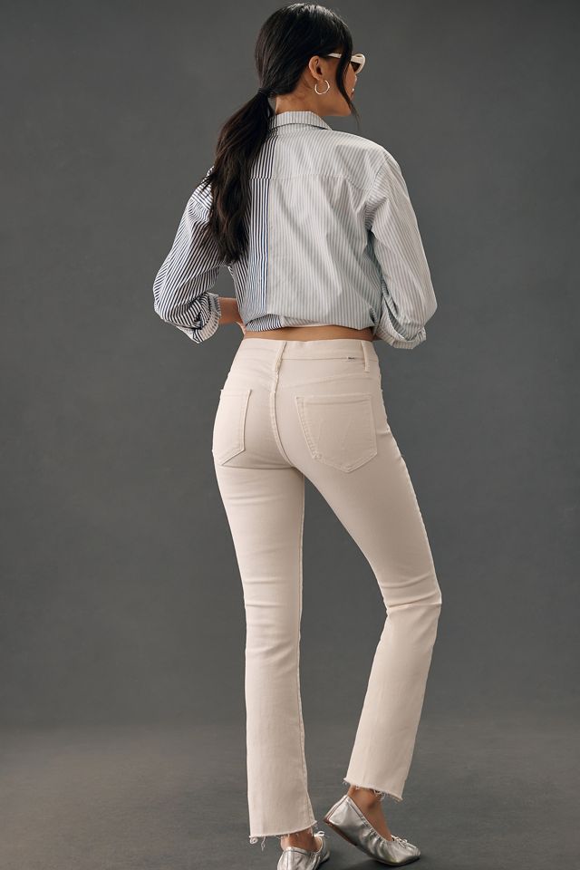 MOTHER The Insider Crop Step Fray Jeans #2