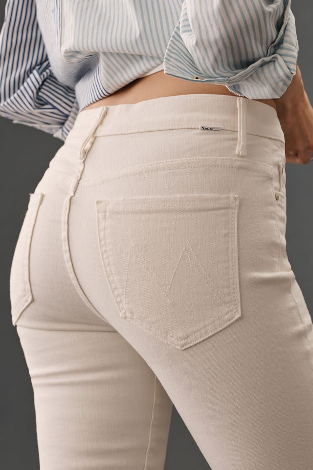 MOTHER The Insider Crop Step Fray Jeans #4