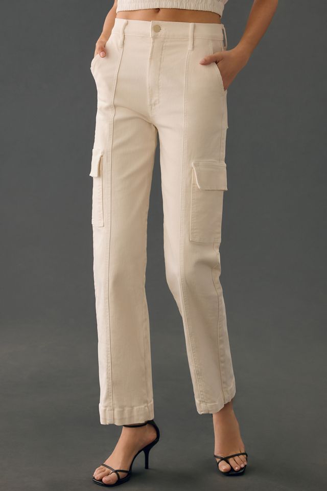 MOTHER The Rambler Cargo High-Rise Ankle Jeans #1