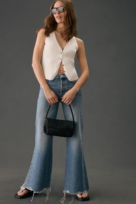 MOTHER The Tomcat Roller Wide-Leg Jeans | Anthropologie
