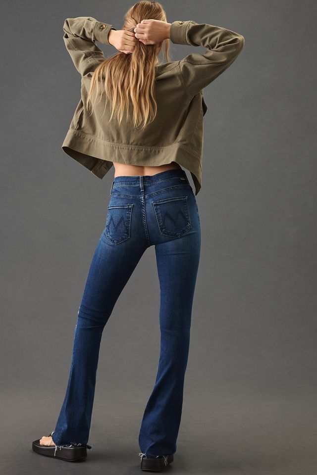 MOTHER The Runaway Fray High-Rise Mini Boot Jeans #4