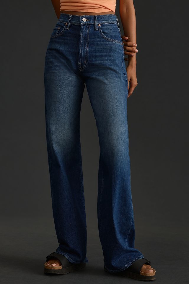 MOTHER The Lasso Heel High-Rise Wide-Leg Jeans