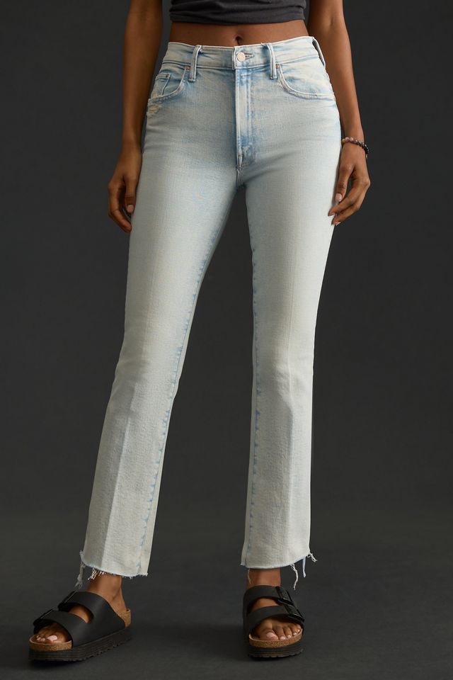MOTHER The Insider Crop Step Fray Jeans #1