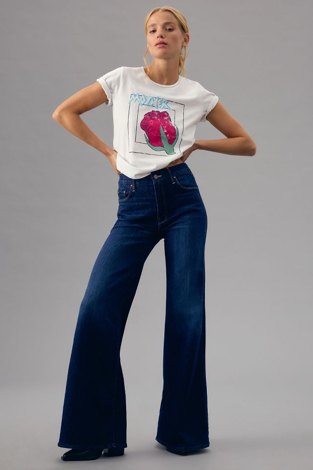 Wide leg shop mom jeans