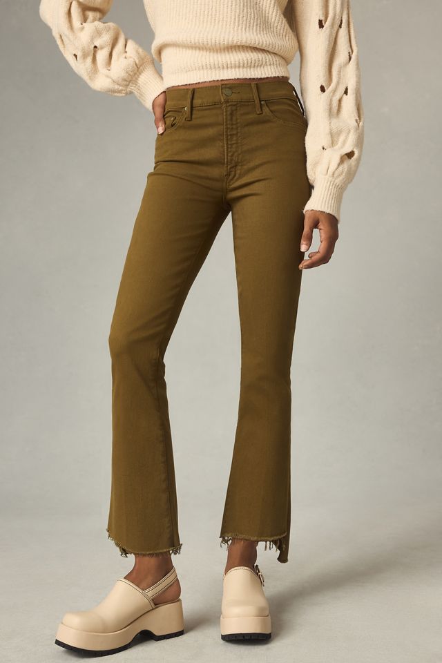 MOTHER The Insider Crop Step Fray Jeans #1