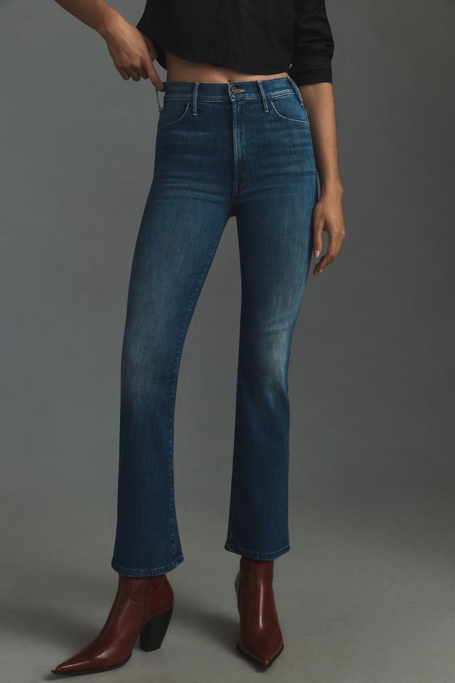 MOTHER The Hustler High-Rise Ankle Fray Jeans #1
