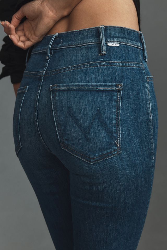 MOTHER The Hustler High-Rise Ankle Fray Jeans #4