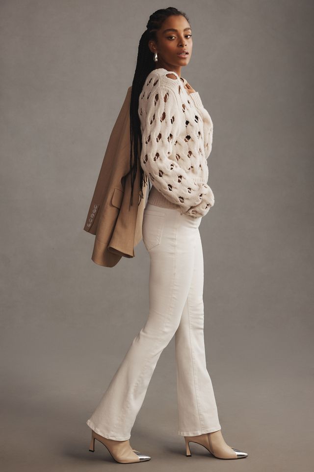 MOTHER The Weekender Skimp Mid-Rise Flare Jeans #3