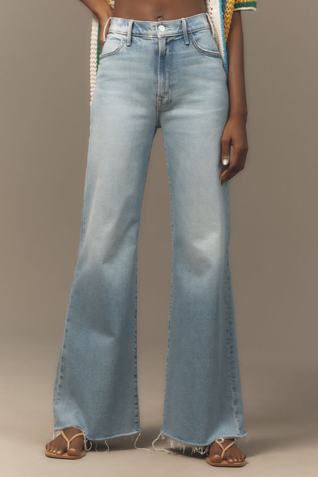 【MOTHER】hustler roller skimp high-rise wide-leg ジーンズ MOTHER The Hustler Roller Skimp Jeans | Free People