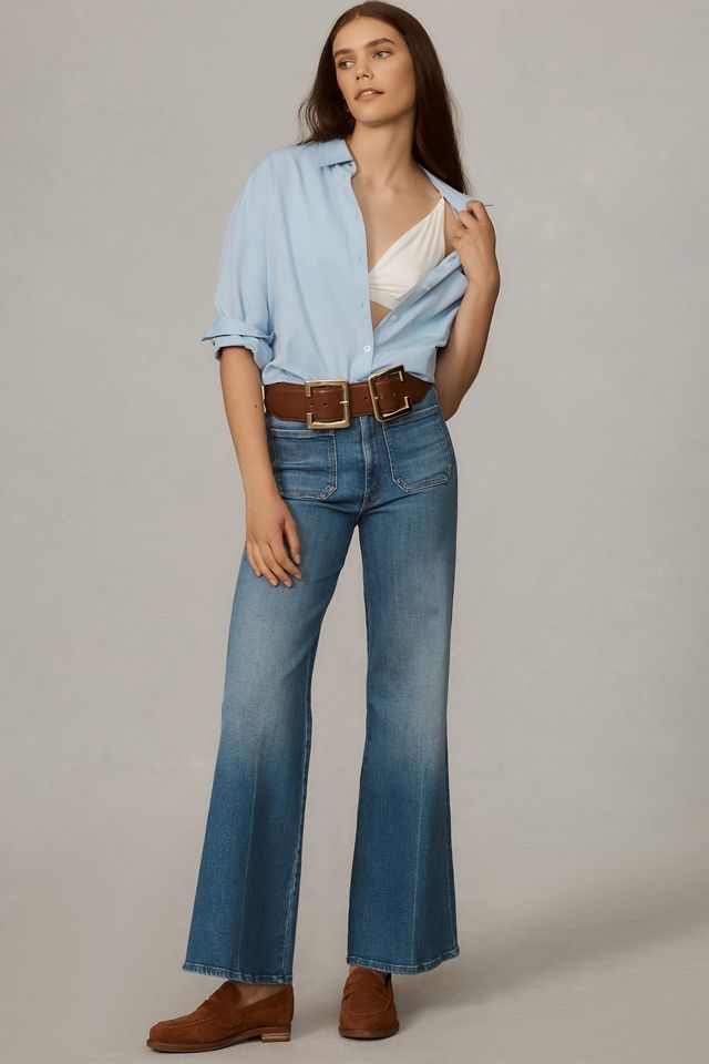 MOTHER The Patch Pocket Roller Jeans