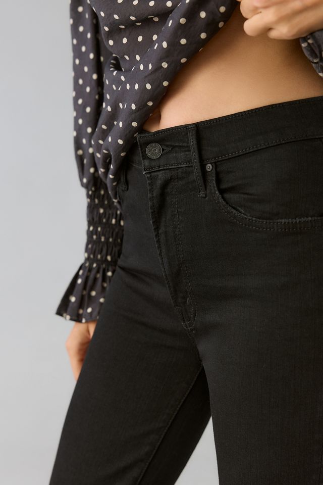 MOTHER The Insider Mid-Rise Crop Step Fray Jeans #3