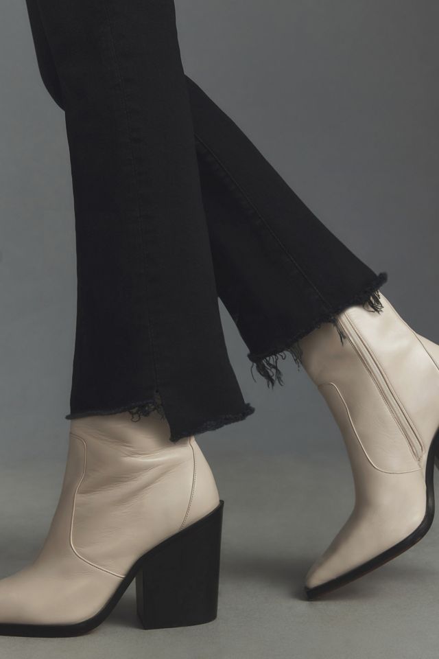 MOTHER DENIM | The Insider Crop Step Fray
