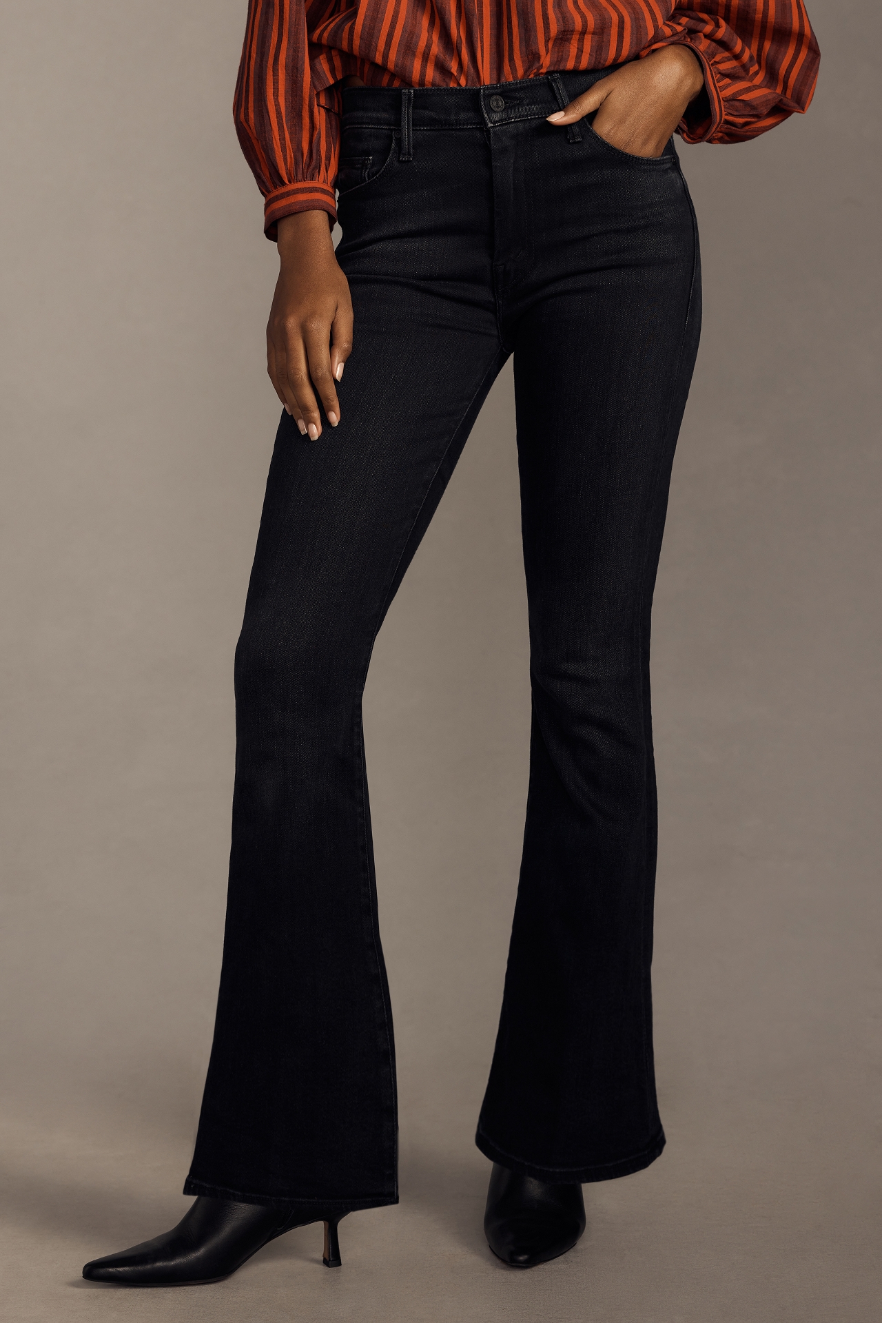 MOTHER The Weekender High-Rise Flare Jeans