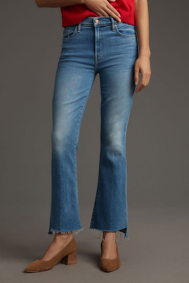 MOTHER The Insider Crop Step Fray Jeans #1
