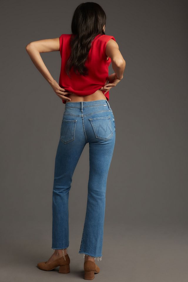 MOTHER The Insider Crop Step Fray Jeans #4