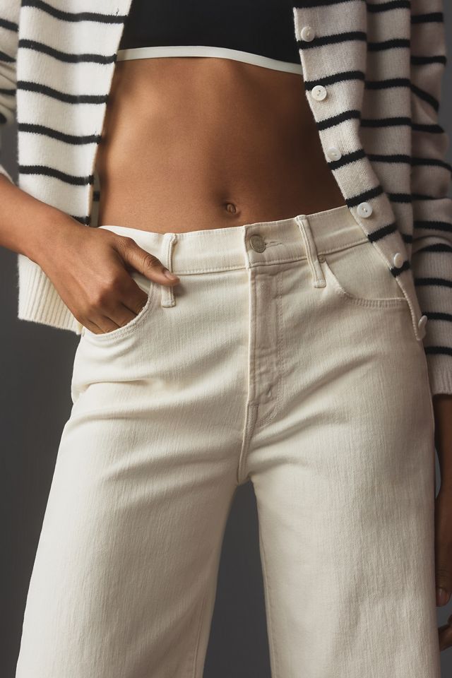 MOTHER The Twister Skimp Mid-Rise Flare Jeans | Anthropologie