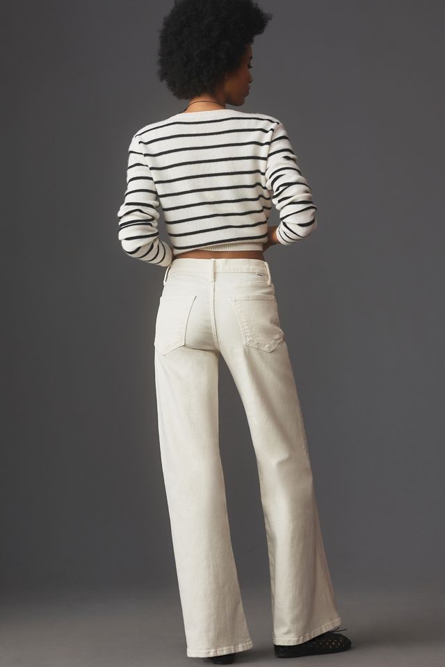 MOTHER The Twister Skimp Mid-Rise Flare Jeans | Anthropologie