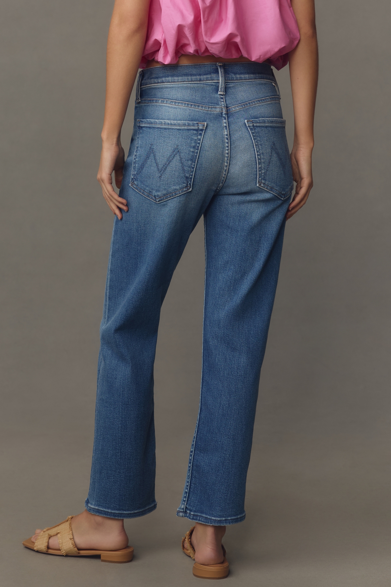 MOTHER The Tomcat High-Rise Straight-Leg Jeans