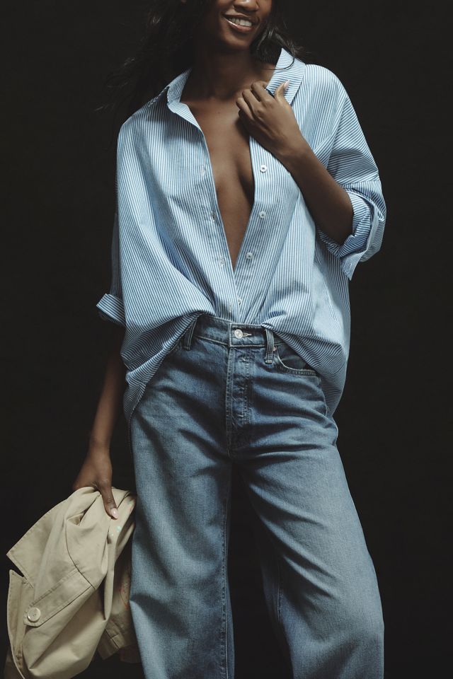 MOTHER The Ditcher Roller Sneak Wide-Leg Jeans #2